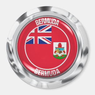 Bermuda Round Emblem Magnet