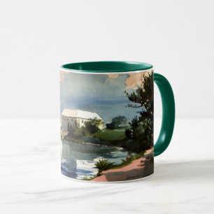 Bermuda, Salt Kettle artwork Mug