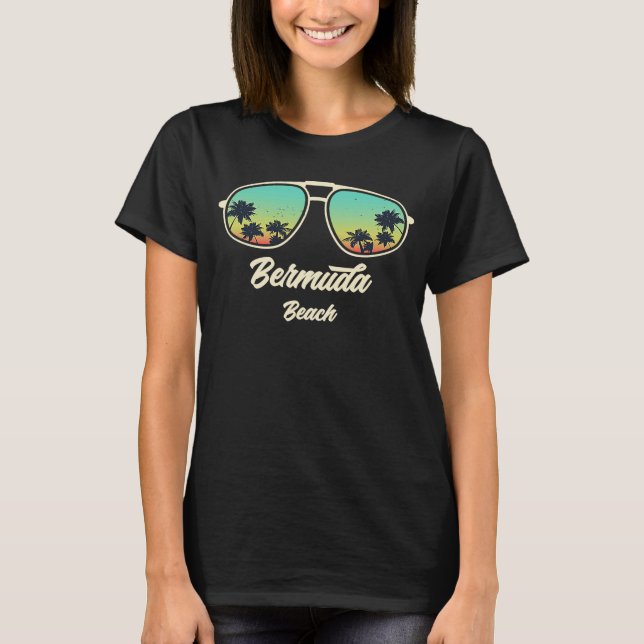 Bermuda Souvenir  Beach Reminder T-Shirt (Front)