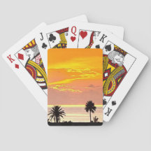 Bermuda Sunset Classic Playing Cards