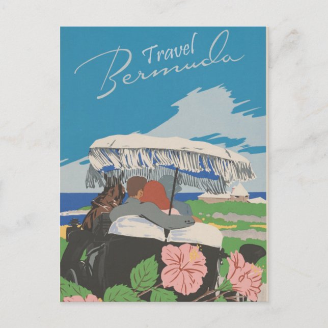 Bermuda Travel Postcard (Front)