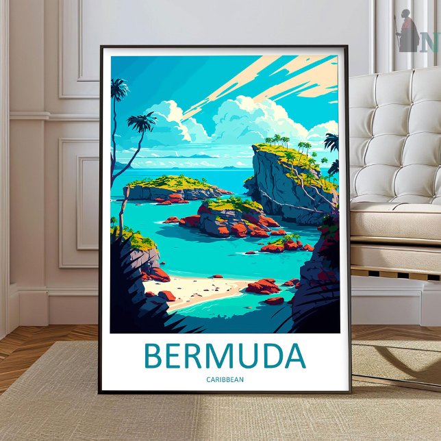 Bermuda Travel Print Wall Art Bermuda Wall Hanging (Creator Uploaded)