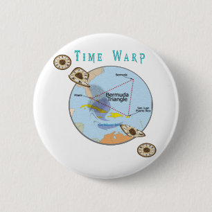 Bermuda Triangle 6 Cm Round Badge