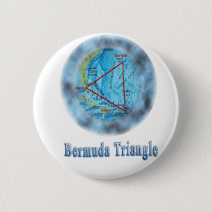 bermuda triangle designs 6 cm round badge