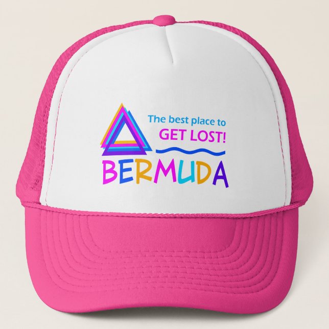 BERMUDA TRIANGLE hat - choose colour (Front)