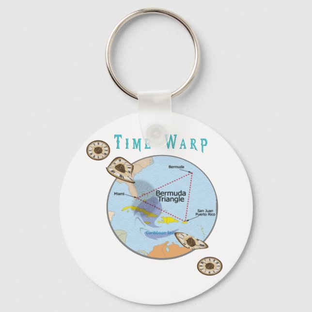 bermuda triangle key ring (Front)