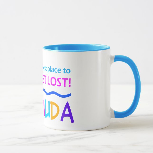 BERMUDA TRIANGLE mug - choose style & colour (Right)