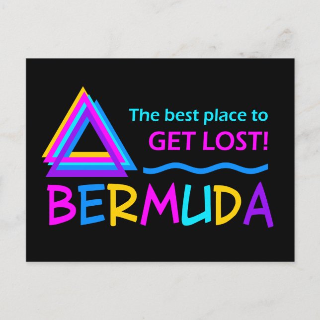 BERMUDA TRIANGLE postcard - customise (Front)