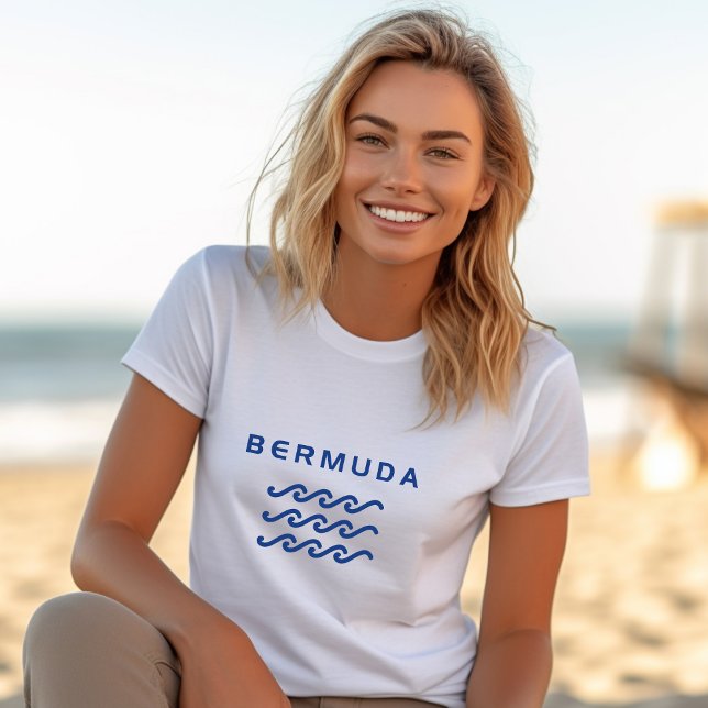 Bermuda Triple Ocean Waves Light-Colour T-Shirt (Creator Uploaded)
