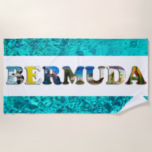 Bermuda Tropical Beach Blue Ocean Travel Photo Towel