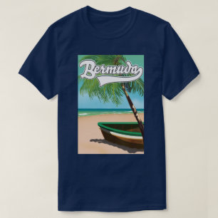 Bermuda Tropical island travel poster T-Shirt