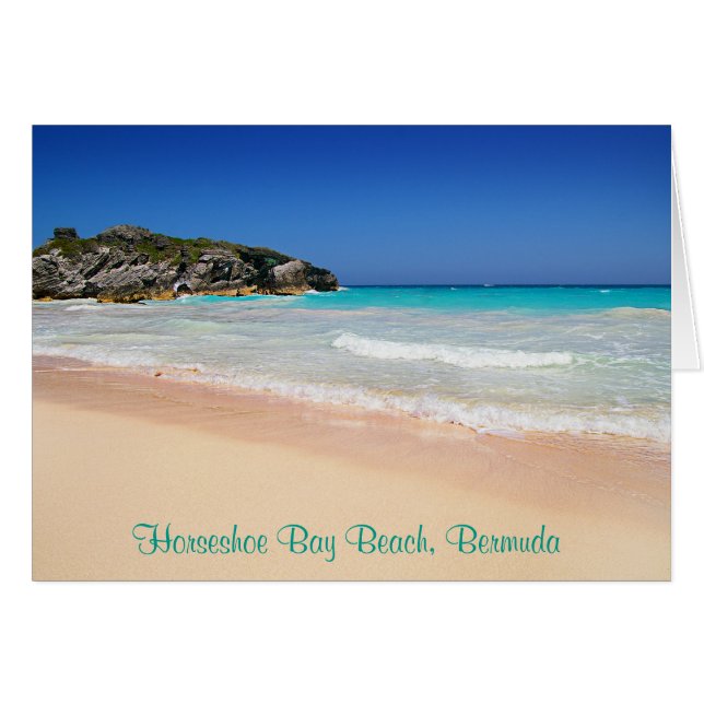 Bermuda Tropical Pink Sand Beach Photo (Front Horizontal)