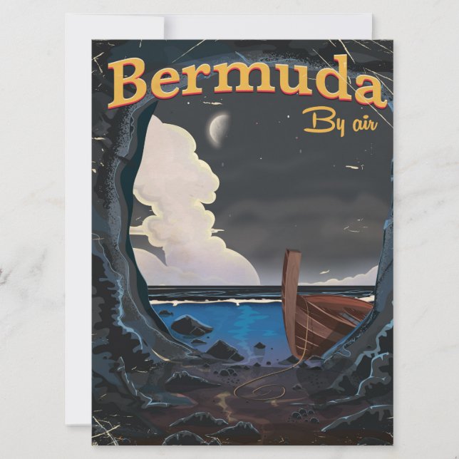 Bermuda vintage travel poster (Front)