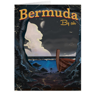 Bermuda vintage travel poster