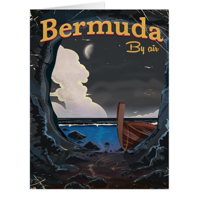 Bermuda vintage travel poster (Front)
