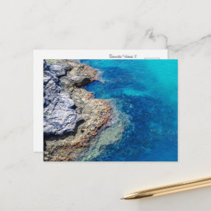 Bermuda Waters & Rocky Shoreline Postcard