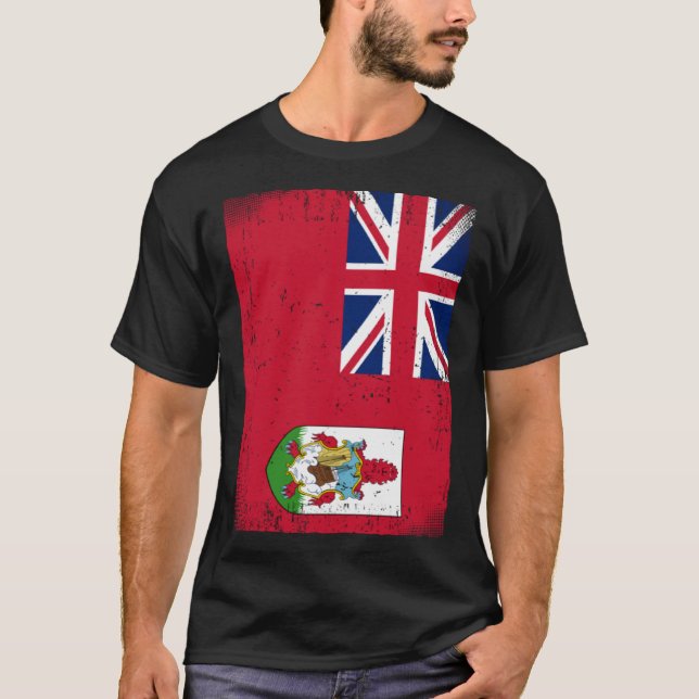 Bermudan Flag Bermuda T-Shirt (Front)