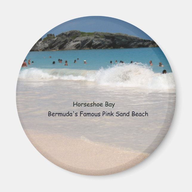 Bermuda's Pink Sand Beach Magnet (Front)