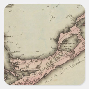 Bermudas Square Sticker