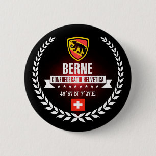 Bern 6 Cm Round Badge