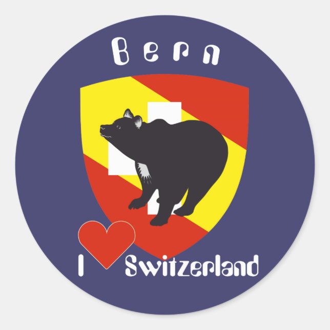 Bern Berne Berna Bärn Switzerland Suisse Sticker (Front)
