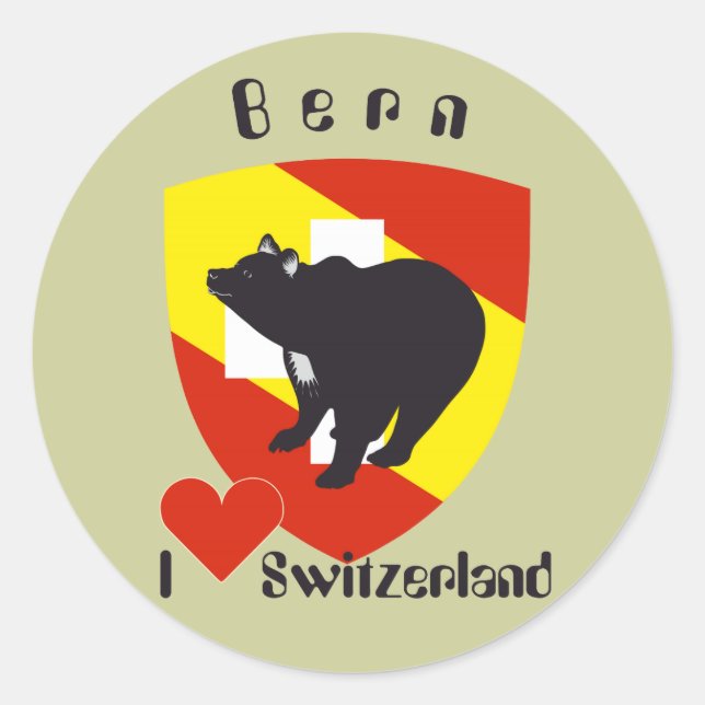 Bern Berne Berna Bärn Switzerland Suisse Sticker (Front)