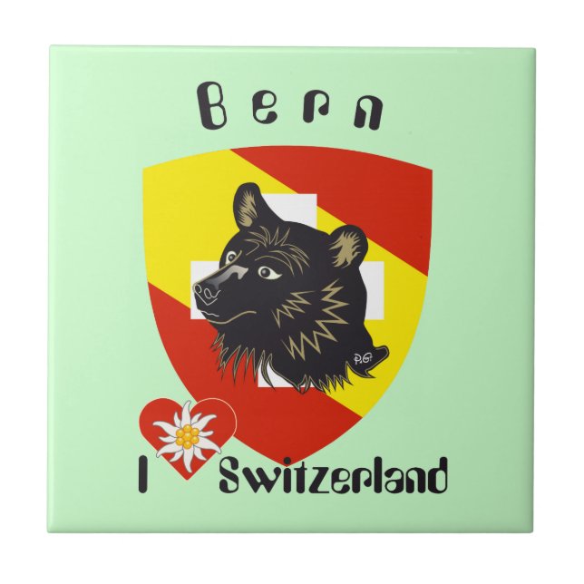 Bern Berne Berna Switzerland Suisse Tile (Front)