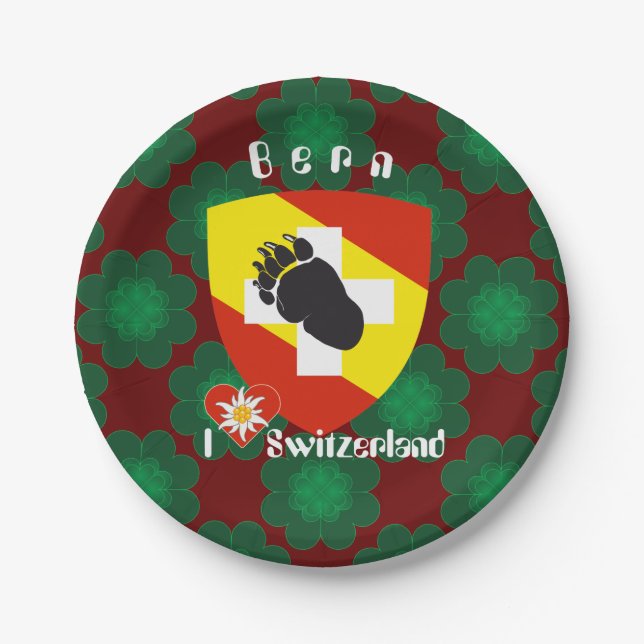 Bern - Berne - Berne Papierteller Paper Plate (Front)