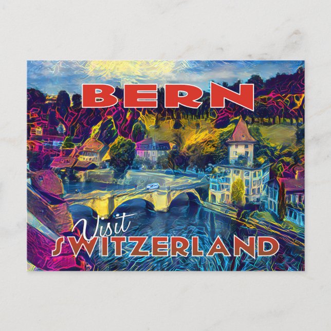 Bern, capital of Switzerland Postcard (Front)