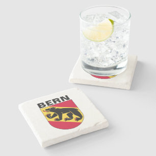 Bern coat of arms, SWITZERLAND Stone Coaster