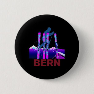 Bern Skiing And Snowboarding Retro 90s Bern Ski  6 Cm Round Badge