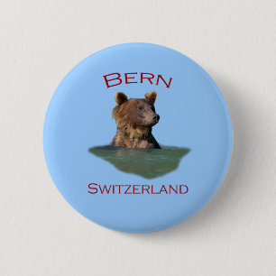 Bern, Switzerland 6 Cm Round Badge