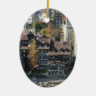 Bern, Switzerland Ceramic Tree Decoration