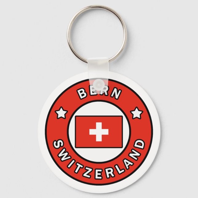 Bern Switzerland Key Ring (Front)