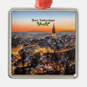 Bern, Switzerland Metal Tree Decoration