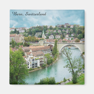 Bern Switzerland Swiss Photo Aare River Magnet