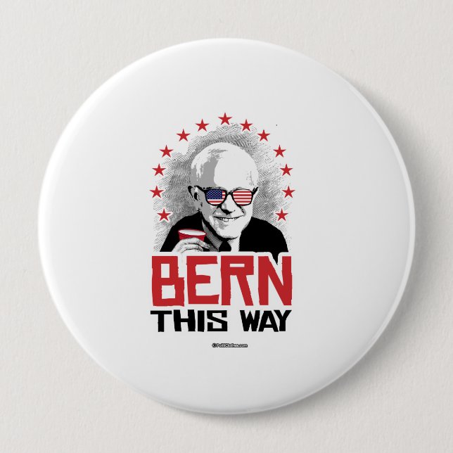 Bern This Way 10 Cm Round Badge (Front)