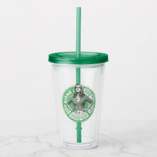 Bernadette Info Graphic Acrylic Tumbler