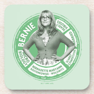 Bernadette Info Graphic Coaster