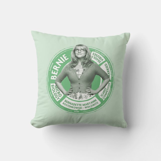 Bernadette Info Graphic Cushion (Front)