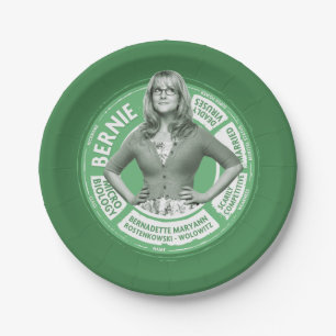 Bernadette Info Graphic Paper Plate