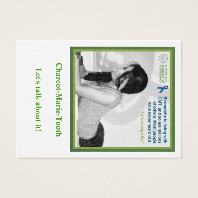 Bernadette Neuropathy card (Front)