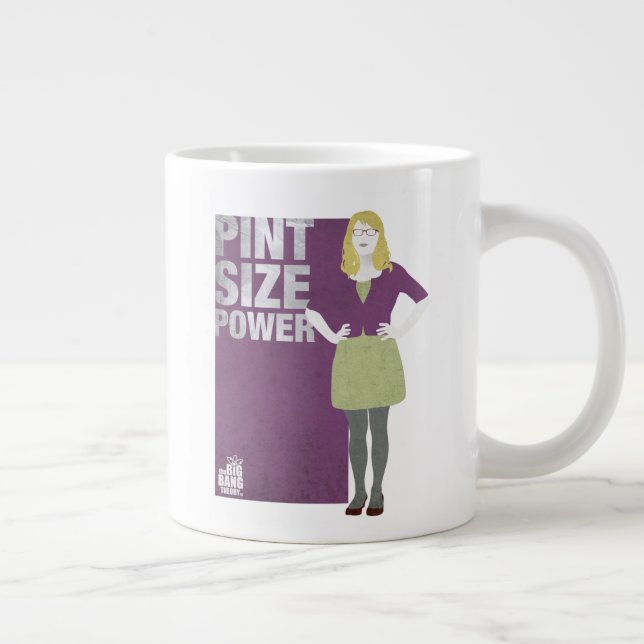 Bernadette | Pint Size Power Large Coffee Mug (Right)