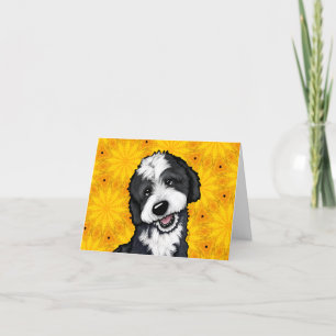 Bernadoodle  thank you card