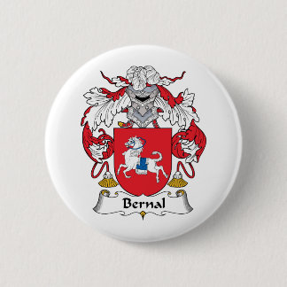 Bernal Family Crest 6 Cm Round Badge