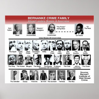Bernanke Crime Family Poster