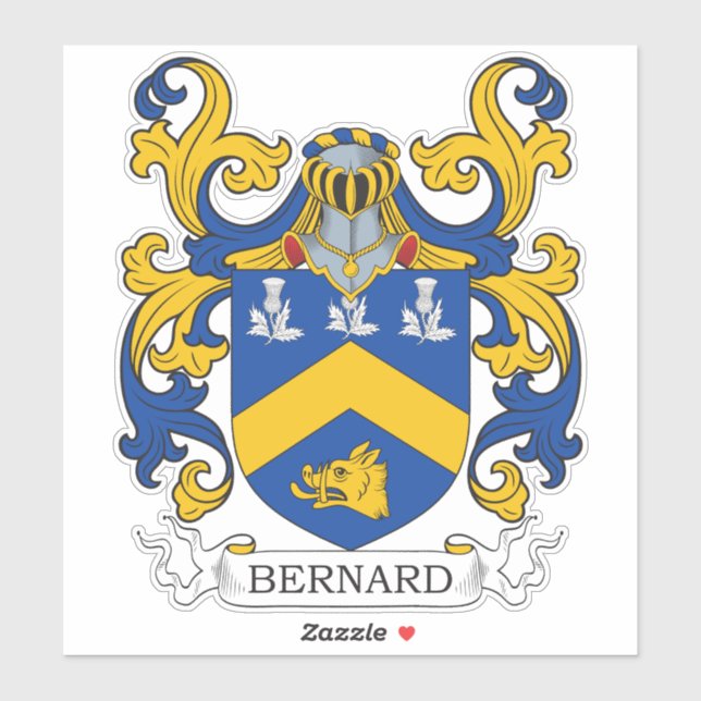 Bernard Family Crest (Sheet)