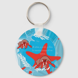 bernard l'hermite key ring