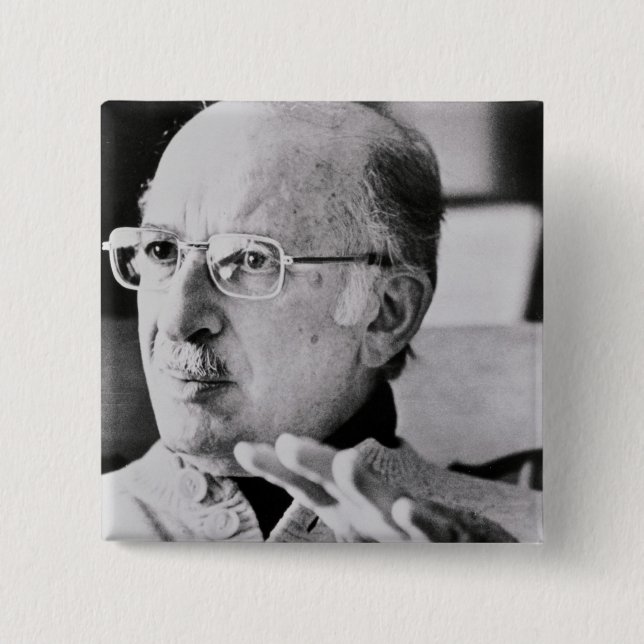 Bernard Malamud 15 Cm Square Badge (Front)