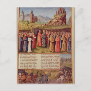Bernard of Clairvaux preaching Second Crusade Postcard
